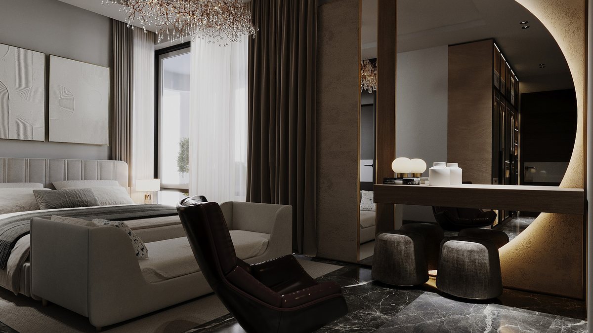 Bedroom 2 — interior perspective