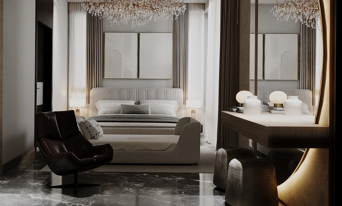 Bedroom 2 — interior perspective