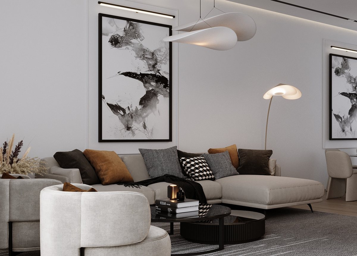Lounge — interior perspective