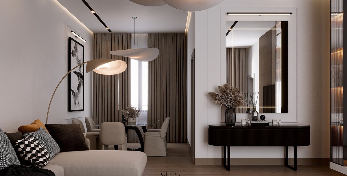 Lounge — interior perspective