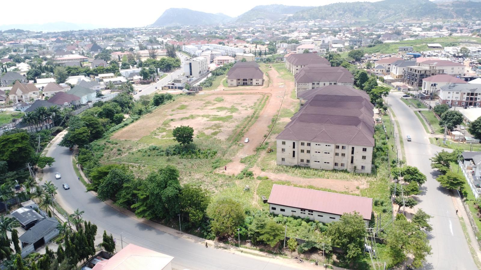 Aerial view of a Chelsea Group education campus site