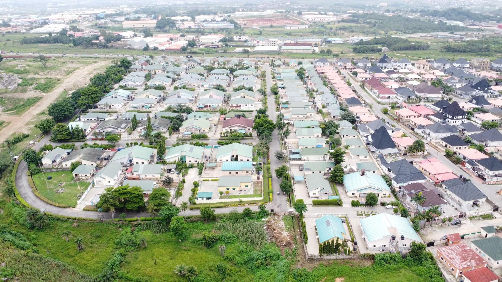 Aerial view of Mbora Estate